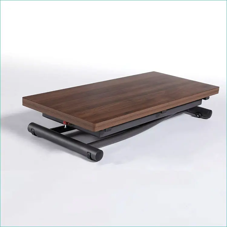 Modern Style Wood Top Easy Storage Coffee Tables Space Saving Furniture Transforming Lifting Small Dining/Coffee Table