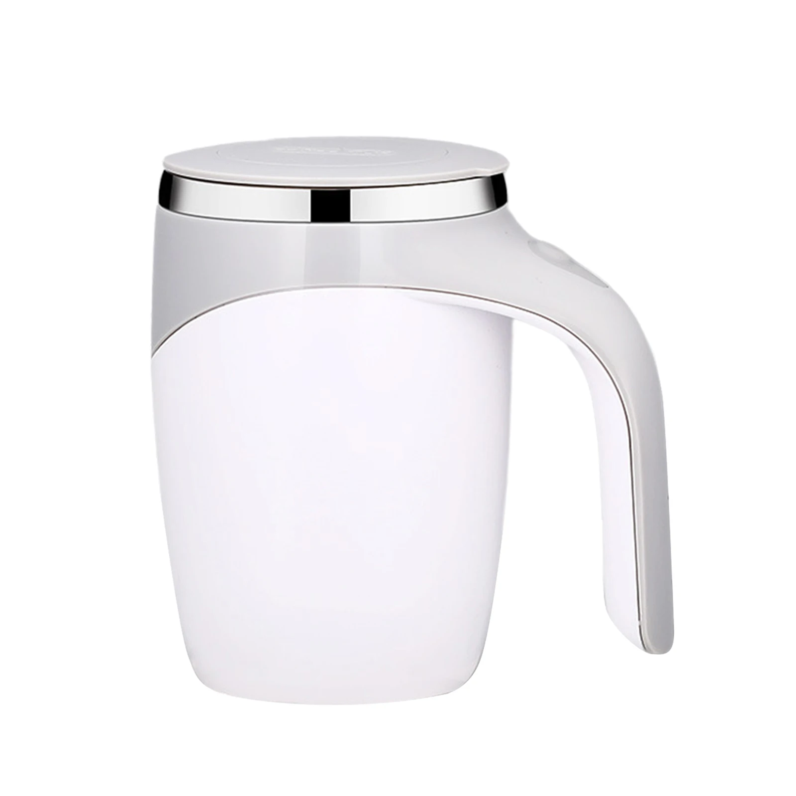 380ML Stainless Steel Mini Coffee Stirring Mug Fully Automatic Portable Milk Drink Rechargeable Heating Mug for Home Office