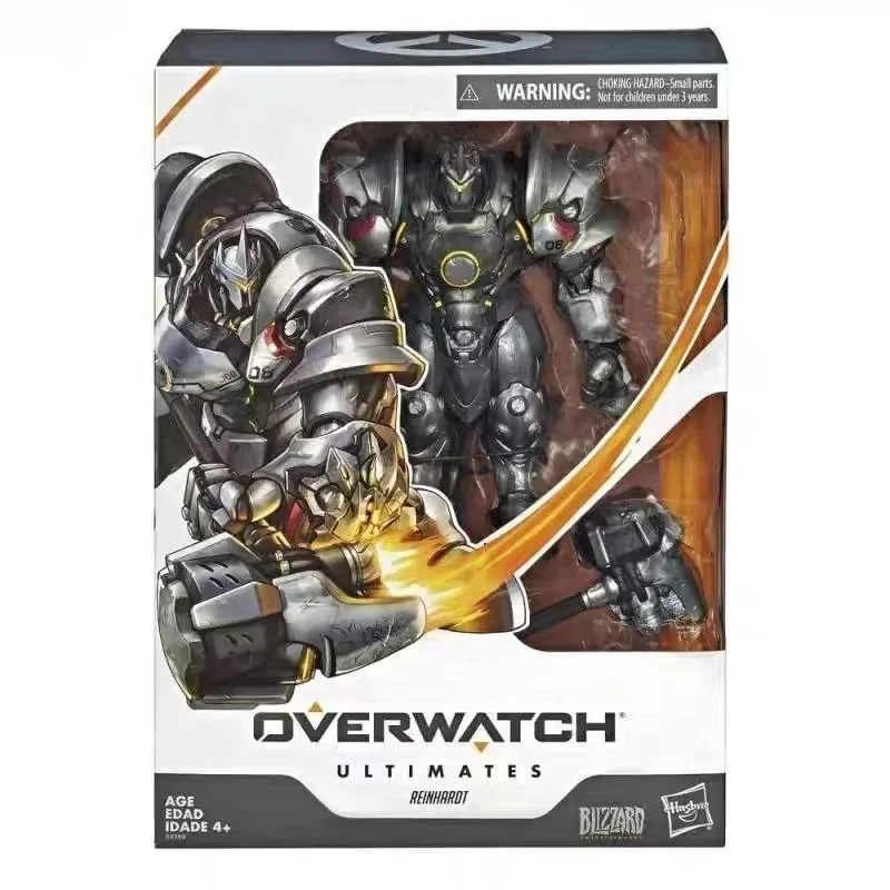 Special OfferOriginal Hasbro Overwatch ULTIMATES REINHAROT Anime Figure Toys Mol CollectionFigure Frenzy  in stock