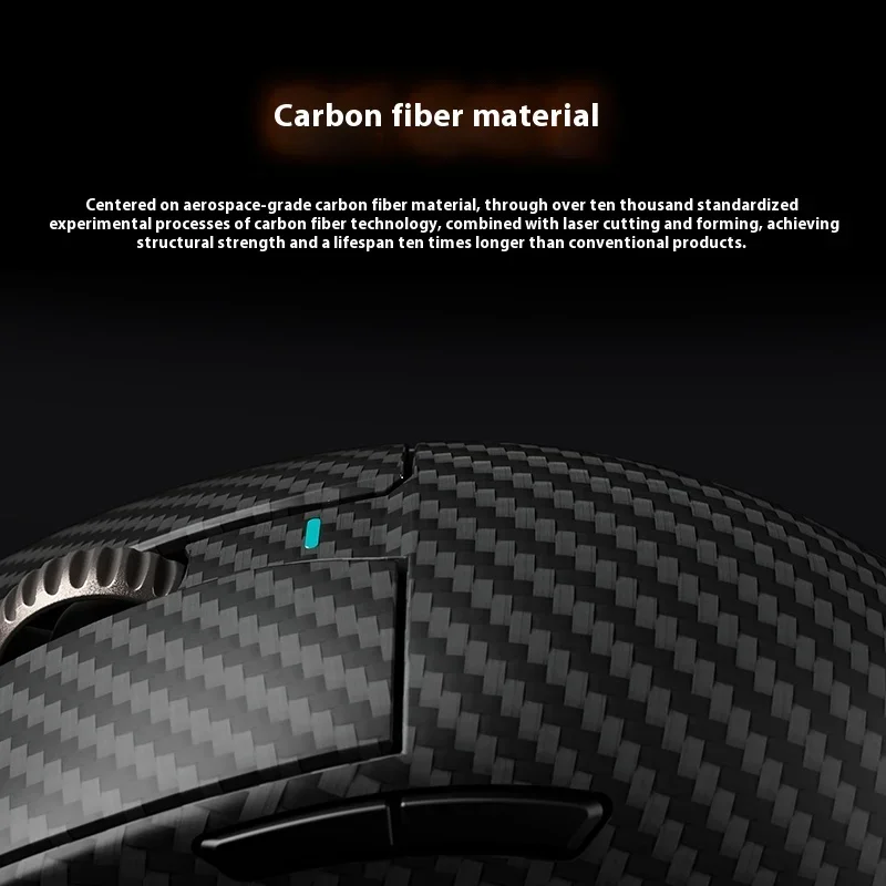 Dareu A950 ماوس لاسلكي فائق ثلاثي الوضع ماوس 8000 هرتز معدل التجديف ألياف الكربون خفيفة الوزن الألعاب الفئران ألعاب ملحقات الكمبيوتر