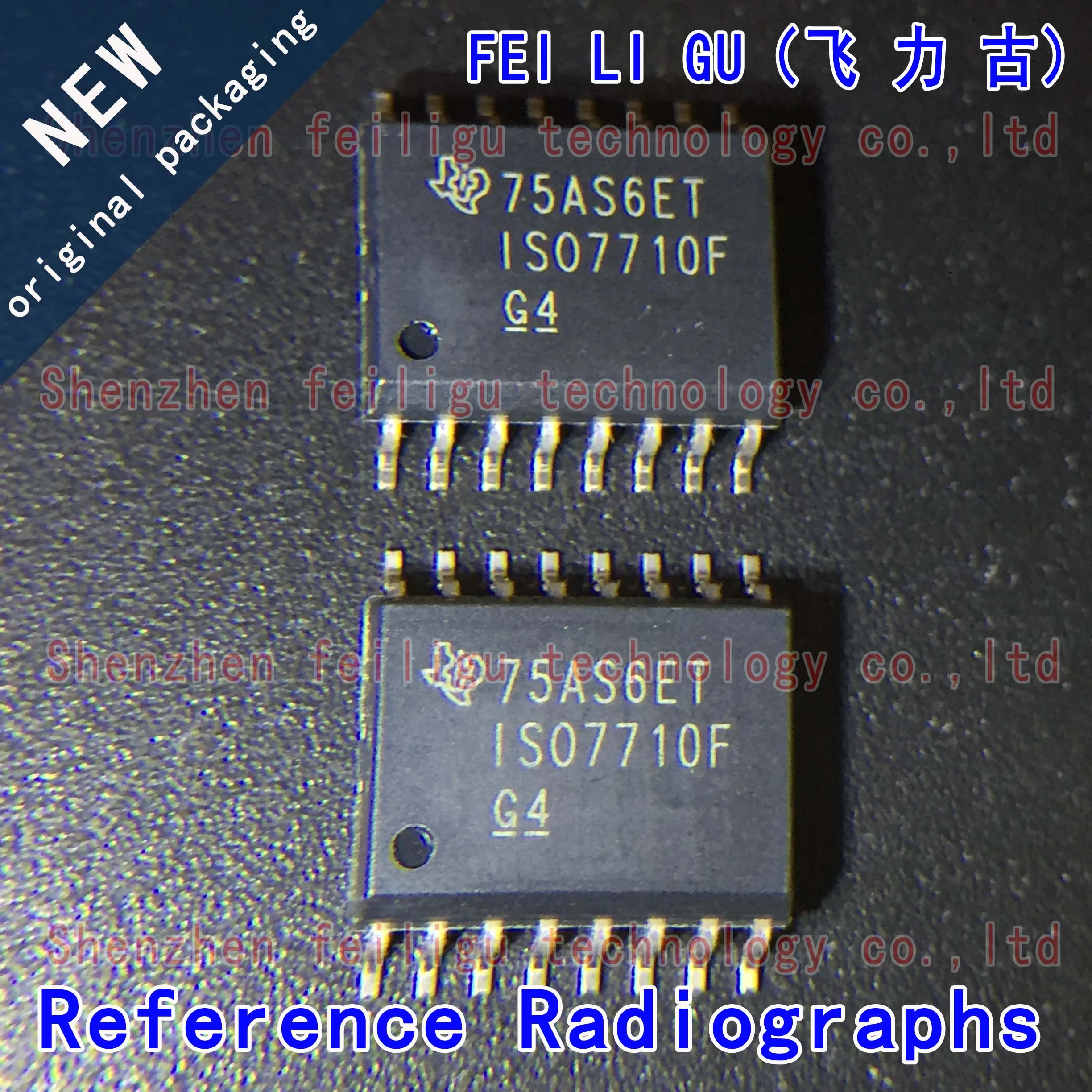 1 ~ 30 Stuks 100% Nieuwe Originele Iso7710fdwr Iso7710fdw Iso7710f Iso7710 Pakket Sop16 Breed 7.5Mm Digitale Isolator Chip