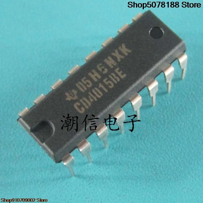 10 peças CD4015BE DIP-16