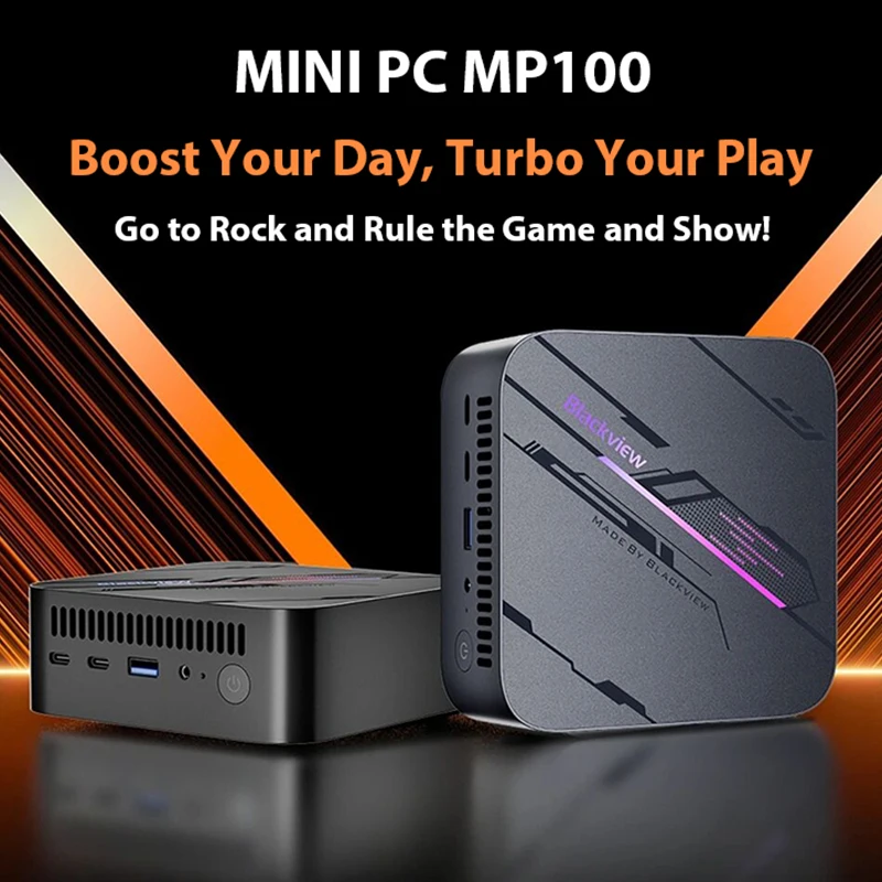 [Estreno] Blackview Mini PC MP100 AMD R7 5700U Mini PC 8 nleos 16 hilos 16GB /32GB DDR4 512GB/1TB SSD Mini ordenador P