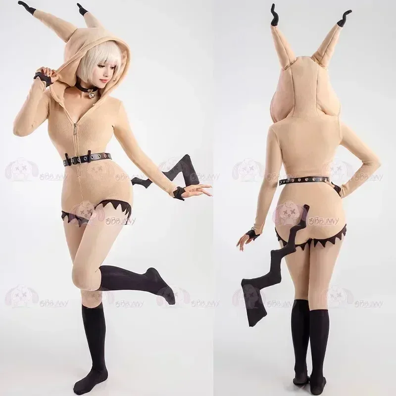 

Anime Mimikyu Cosplay Costumes Jumpsuits Home Wear Game Mimikyu Role Play Uniform Halloween Carnival Party Loungewear For Wo # 1