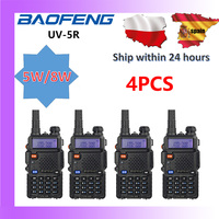 4PCS Baofeng UV-5R 5W/8W Walkie Talkie Long Range Walkie Talkie FM Handy Transceiver Portable Ham Radio Walkie Talkie