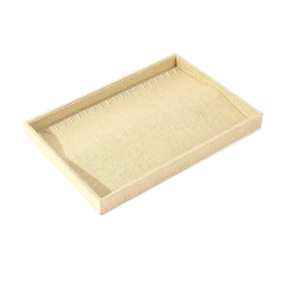 

Large Capacity Velvet Jewelry Tray Necklaces Fashion Jewelry Display Holder Bracelets Case Jewelry Storage Box Jewelry Seller