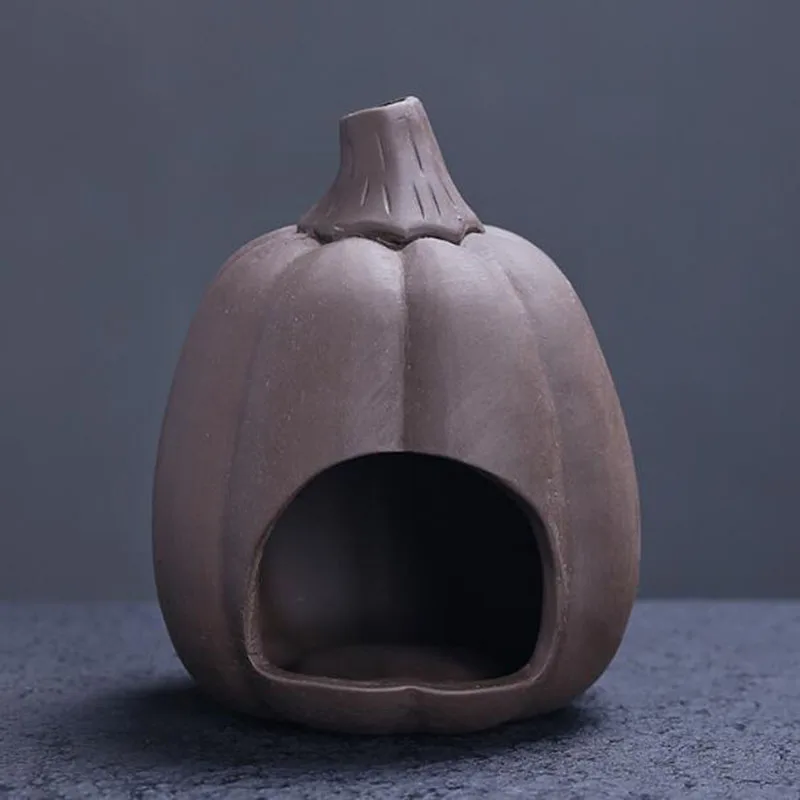 Purple Clay White Sage Stove Creaive Halloween Pumpkin Pau Santo Aromtherapy Burner Fragrance Item Indoor Use Home Decor view 6