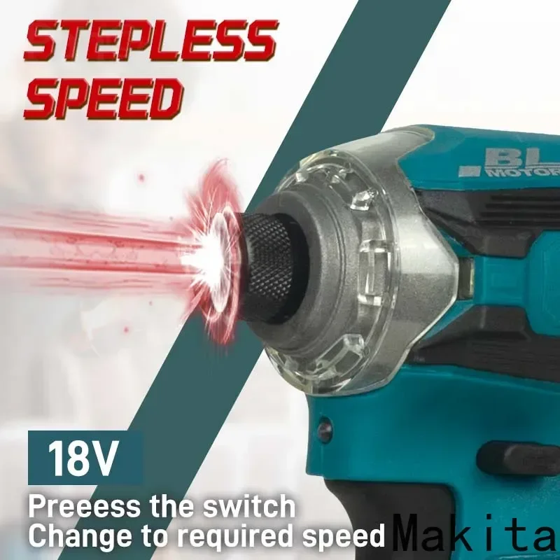 

Ударный шуруповерт MAKITA DTD171, аккумуляторный, 18В, высокомощный, бесщеточный, литиевый, с высоким крутящим моментом, электрический шуруповерт.