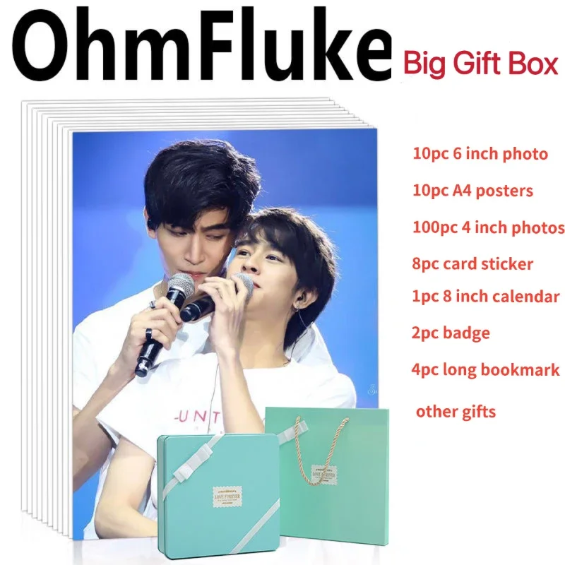 

Плакат Ohmfluke HD + календарь + закладка + наклейка для карточек + значок + стационарный набор для карт, пока мы встречи снова серии, жестяная коробка, подарочная упаковка