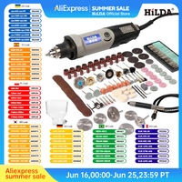 HILDA Electric Drill Rotary Tool Electric Tools Variable Speed 400W Mini Drill 6 position Rotary Tools mini grinding machine