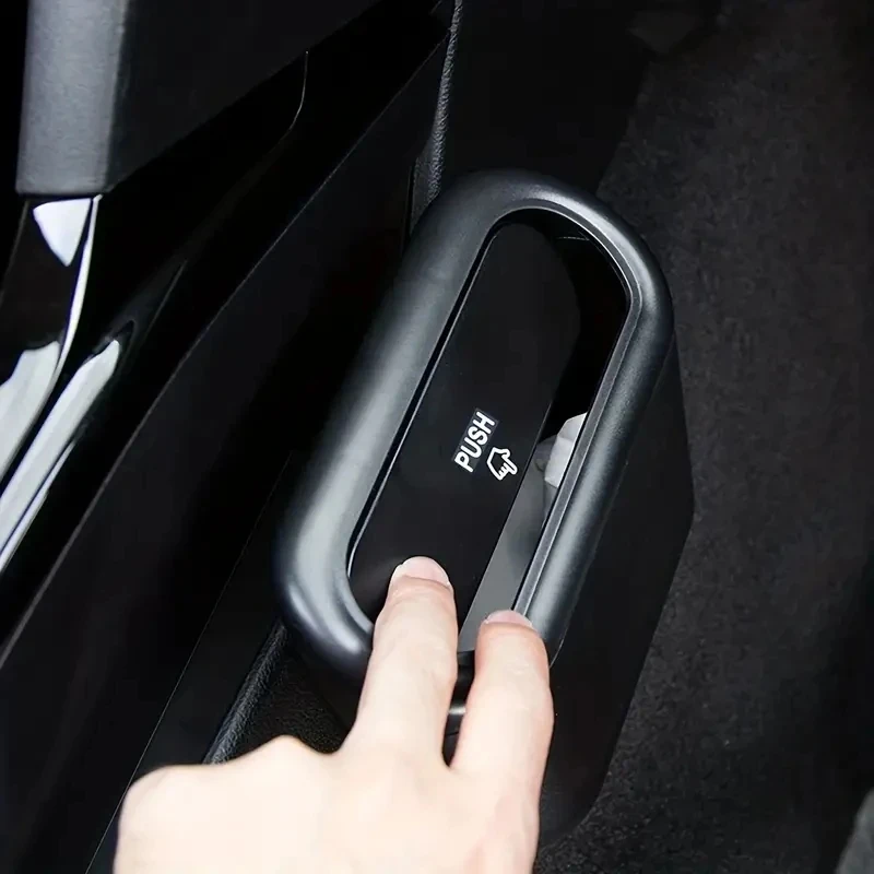 1PC Auto Mülleimer Bin mit Deckel Kleine Auslaufsichere Auto Müll Kann Mini Fahrzeug Mülleimer Müll Mülleimer Organizer Container
