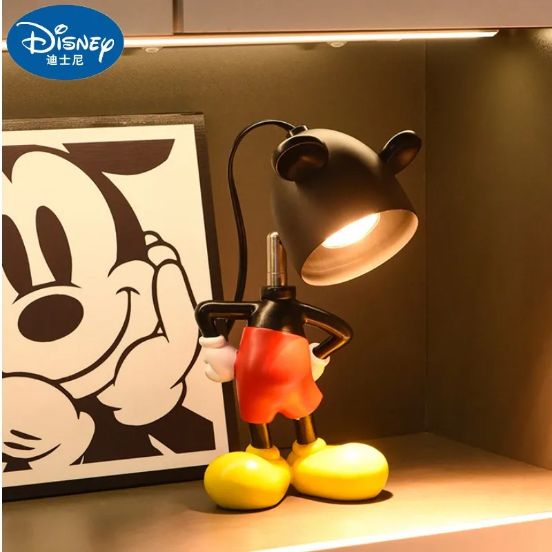 

Disney Classic Model Mickey Table Lamp Cartoon Doll Desktop Ornaments Kawaii Aromatherapy Molten Creative Reading Lamp Wax Light