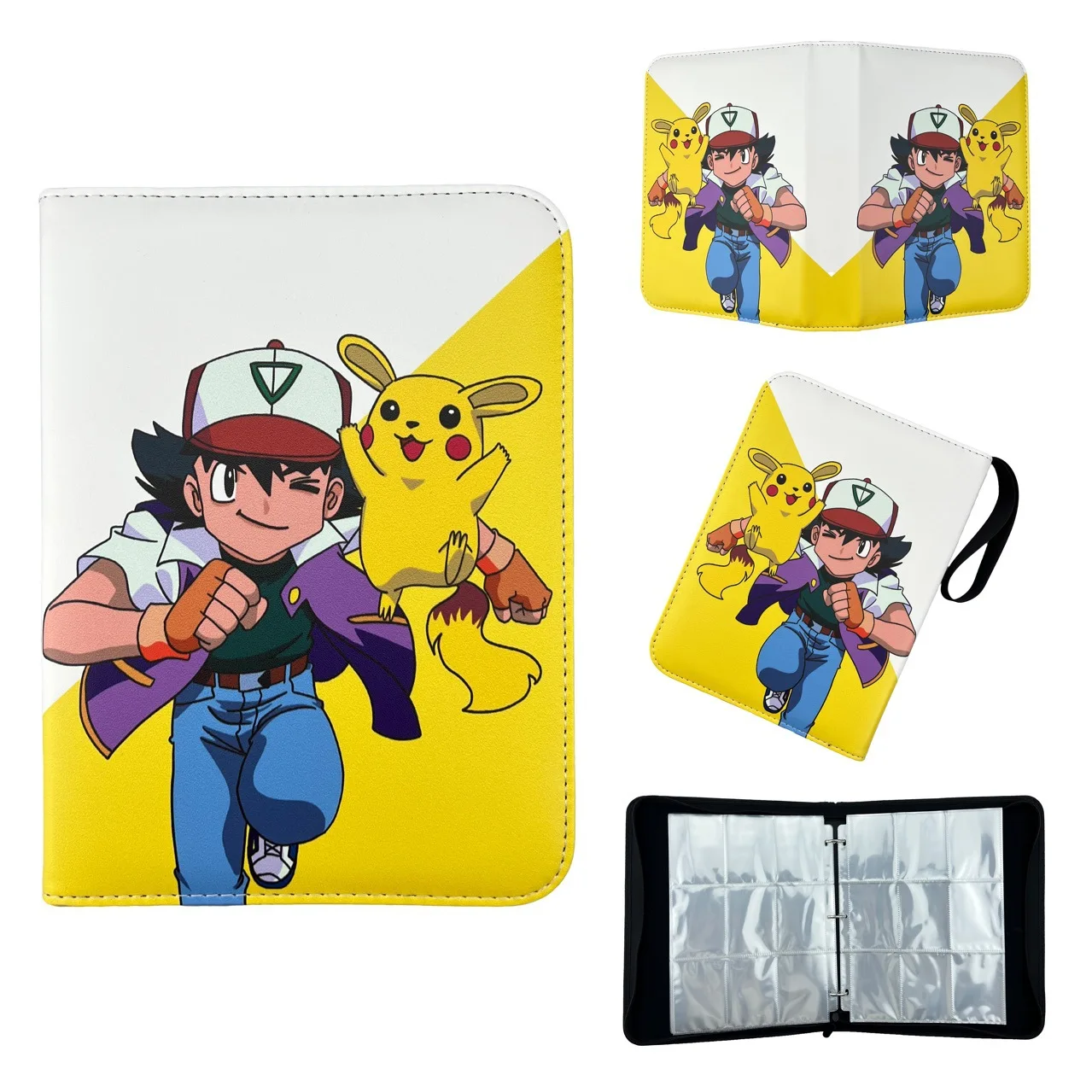 Bandai Pokemon 4or9Pocket Card Album Binder Pokemon Verzamelmap 400or900 apacity Trading Card Storage Book Collectible Gift view 3