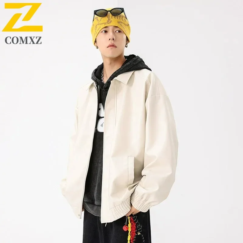 

COMXZ Loose Baseball Uniform Scratch Resistant American High Quality Comfortable Camping Travel Jackets Men Windbreaker Jacket