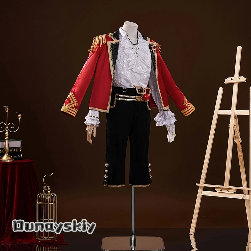 أزياء تنكرية لليوم رحيل الضابط الأول{أماندا كوس} سترة عسكرية في العصور الوسطى الهوية على شكل حرف V زي تنكر لعيد الميلاد