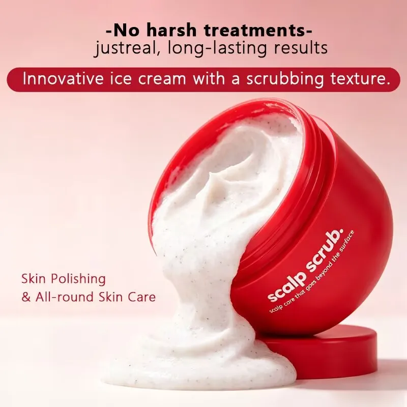 150ML Exfoliating Scalp Scrub Shampoo Scalp Scrub Care Nourishing and Softening Silicone-Free