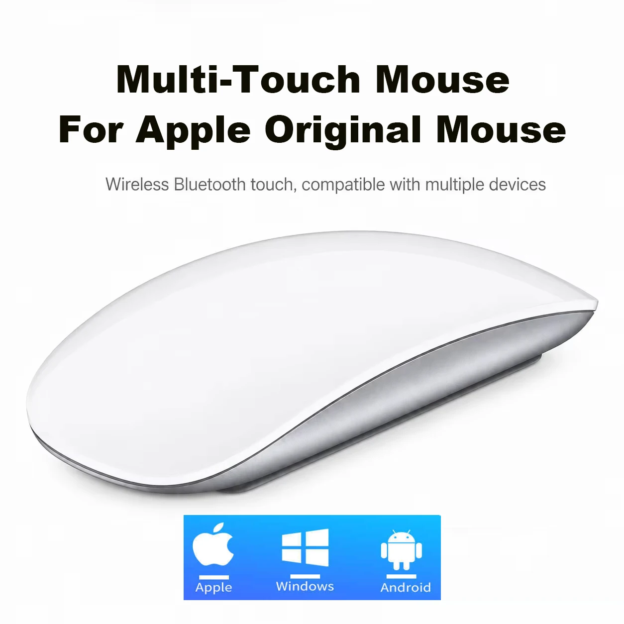Bluetooth Wireless Offical Mouse For Apple Slim Rechargeable Ergonomic Optical Mouse For Magic iPad Air/Pro PC MacBook Pro/Air