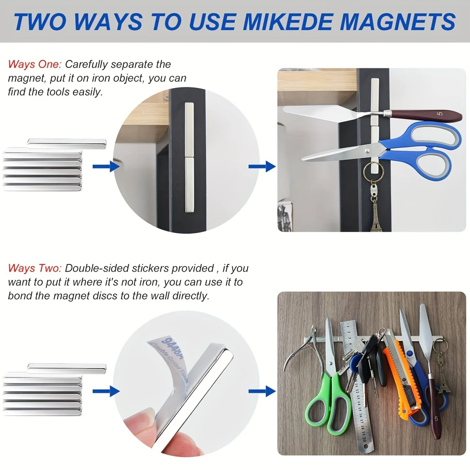 Прямоугольный магнит 20x10x3/10x10x2/20x10x2 мм — подходит для Рождества DIY, склада, доски, фоторамки, прочный практичный