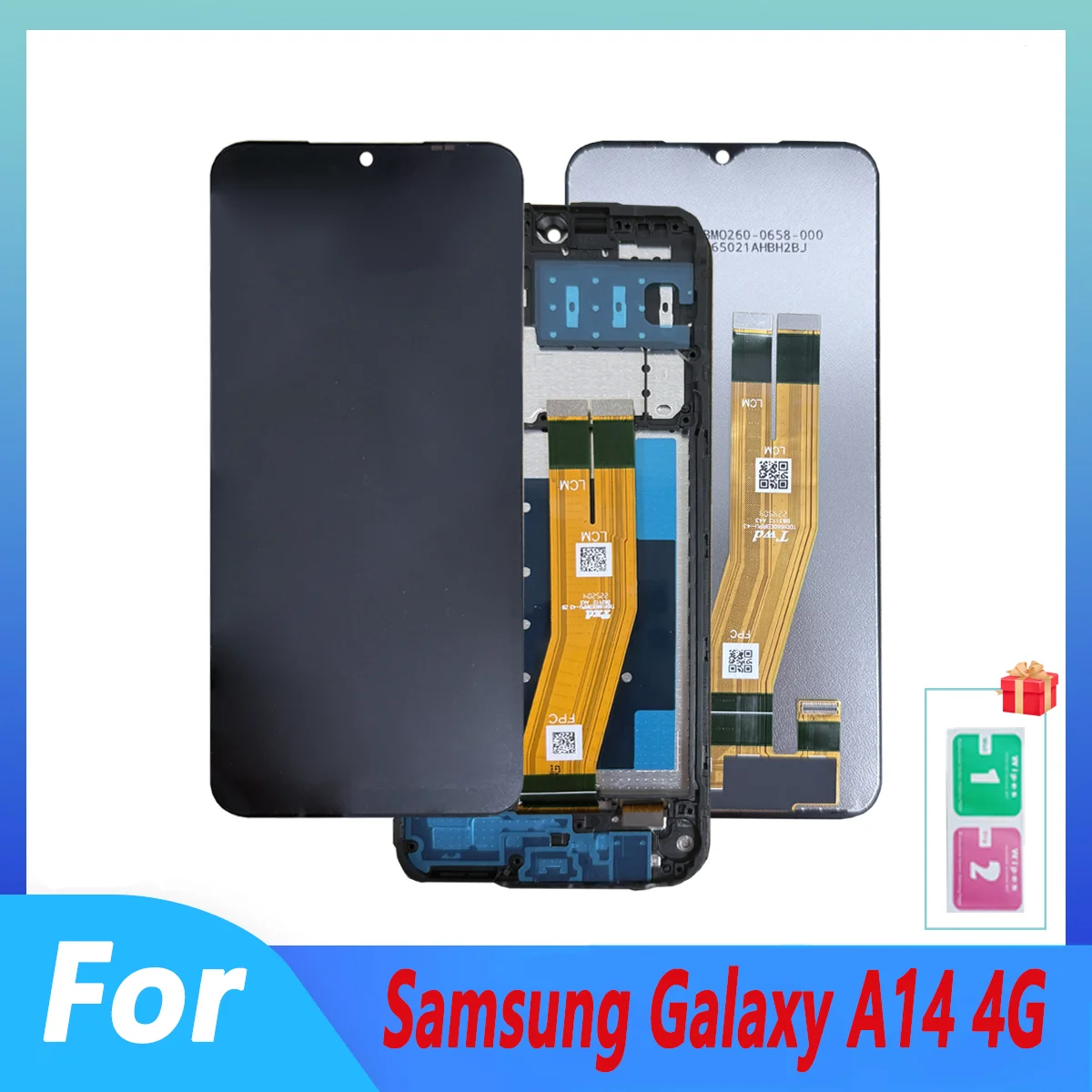 

Поп ЖК-дисплей для Samsung Galaxy A14 4G ЖК-дисплей для Samsung Galaxy A14 4G A145F A145M ЖК-дисплей с дигитайзером сенсорного экрана Замена