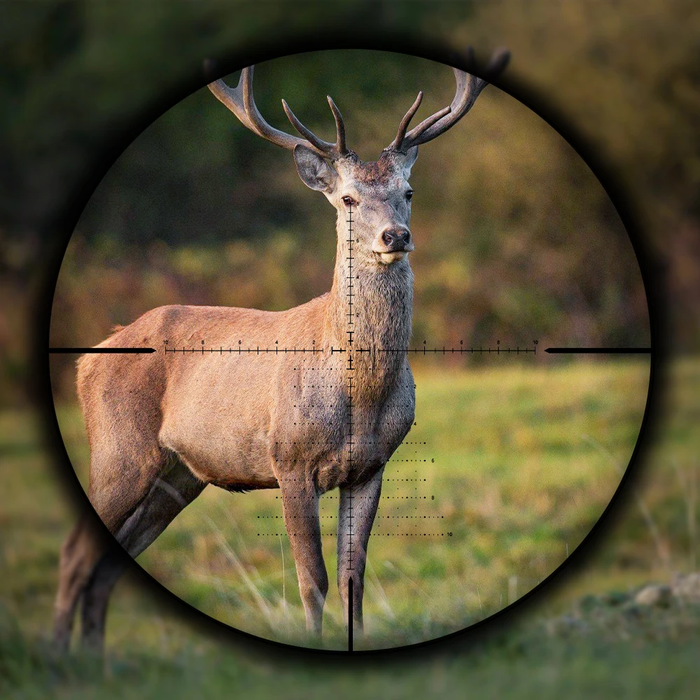 

High Definition Scopes SPINA Optics 6-24x50 FFP Illuminated Compact Hunting Sight Wide Field of View Scope