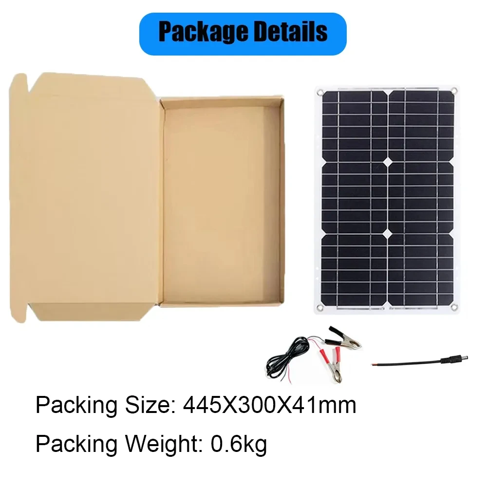 300W 18V car battery solar panel System kit solar charger portable flexible solar panel controller 2USB output Smart Camping