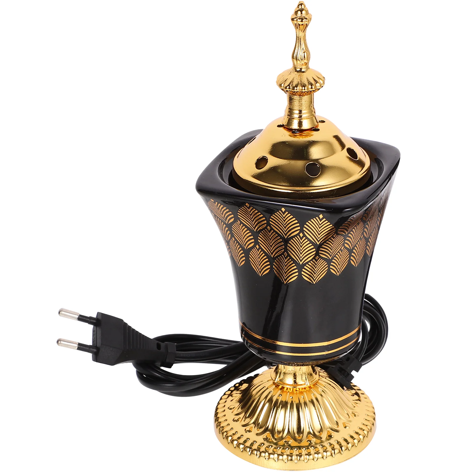 

Incense Burner Plug Electric Table Ornament Censer Holder Retro Middle East