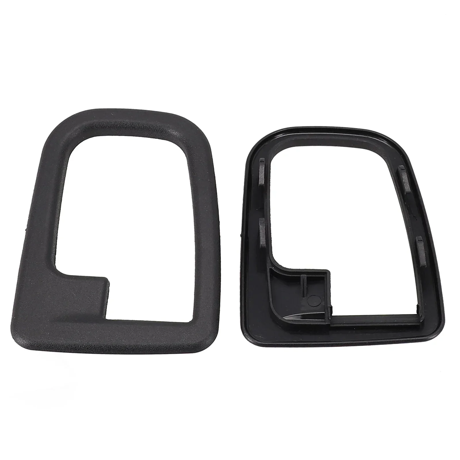 2x Left & Right Car Interior Door Handle Frame Black ABS Interior-Replacement Parts For BMW 3 Series E36 1992-1999/ Z3 1996-2002