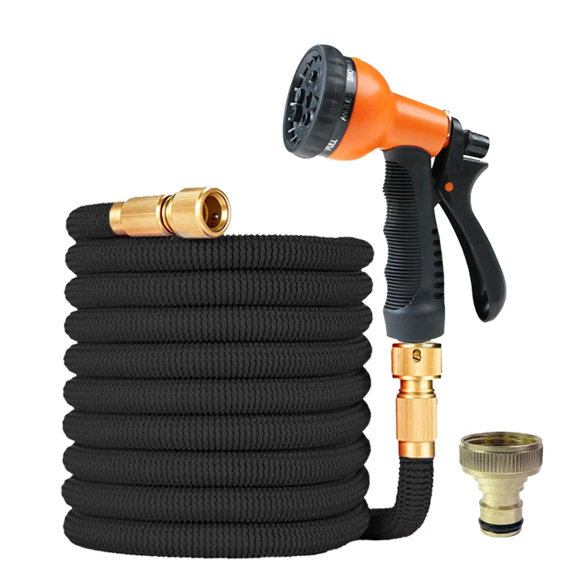 

НОВЫЙ садовый водяной шланг, расширяемый двойной металлический соединитель, катушка из ТПЭ высокого давления, волшебные водопроводные трубы для полива сада, фермы, автомобиля
