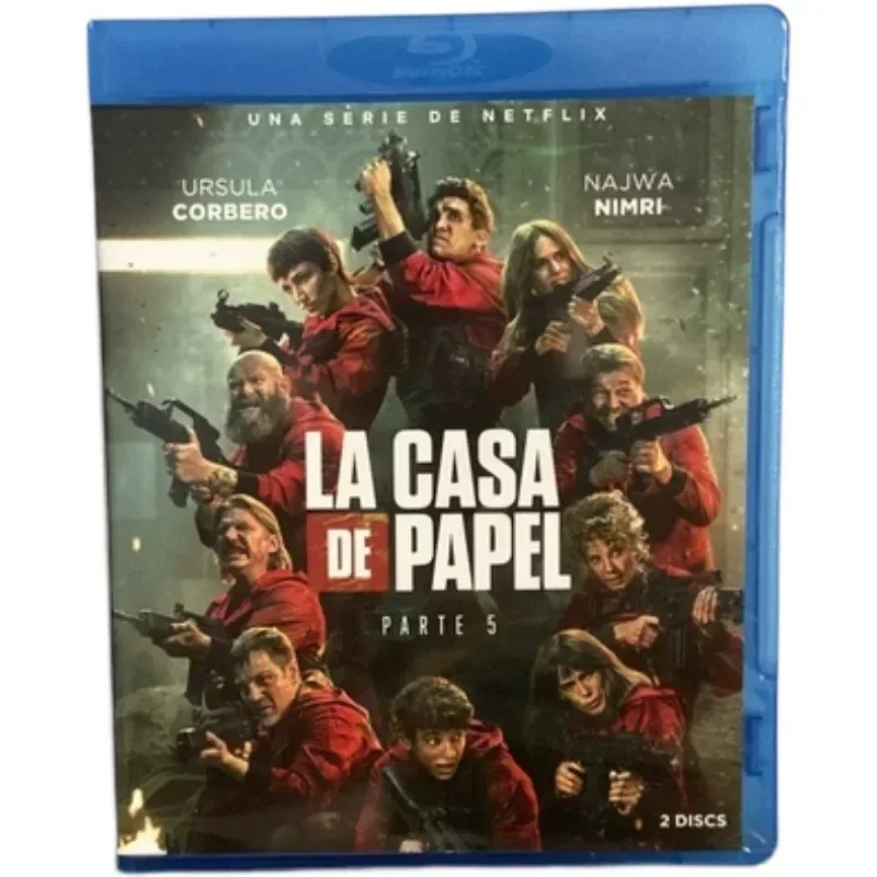 

BD Blu-ray Spanish drama La casa de papel House of Banknotes Season 1 to 5 8-disc box