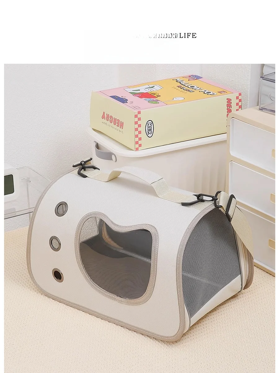 

Tlife Portable Pet Storage Bag Large Capaci Space Bapa Cage Outing Lightweight Feathers Universal for s And Dogs