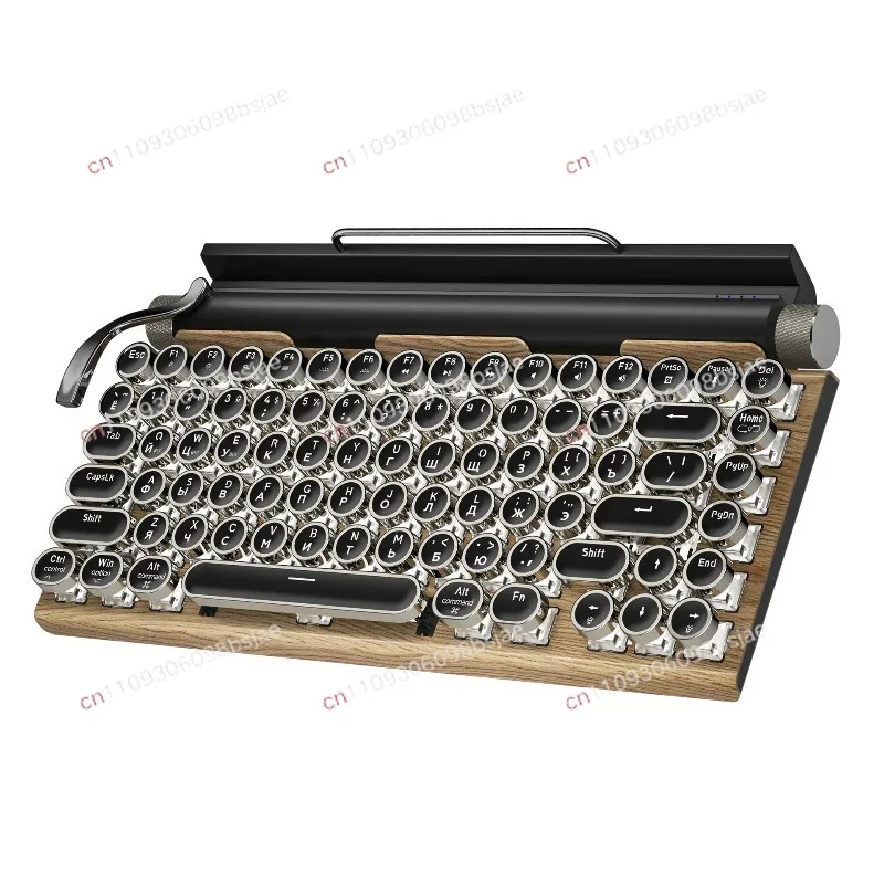 tastiera-meccanica-bluetooth-dual-mode-green-axis-in-stile-retro-punk-personalizzabile-con-switch-green-axis-hot-swap-all'ingrosso-tipo-macchina-da-scrivere