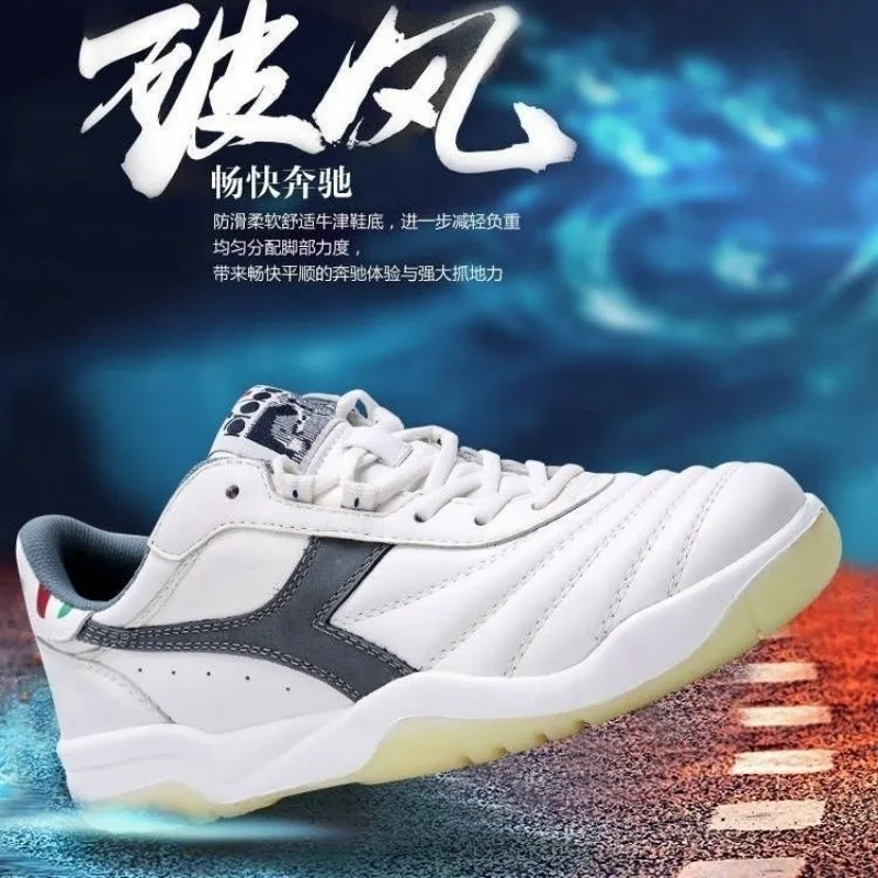 2024 New Tennis Shoes Men Leather Badminton Shoes For Mens Designer Table Tennis Shoes Men Hard-Wearing Sports Shoe