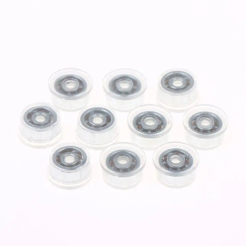10Pcs Spinning Nail Charms 3D Nail Art Rotating Charm Rotating Bearing Nail Art Tool Nail Rings Jewelry Rotating Nail Tools