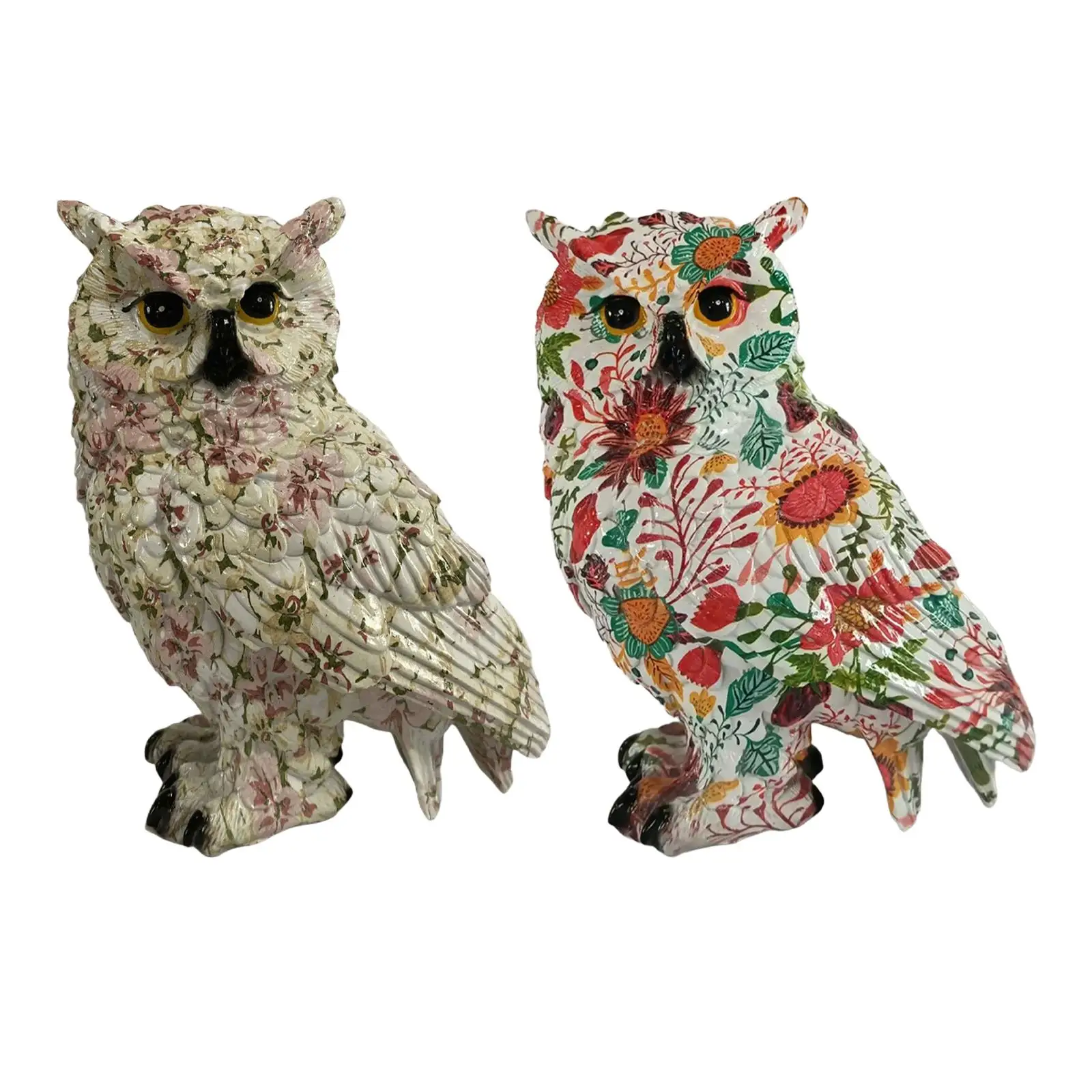 

Очаровательная статуя Совы с граффити акценты Сова для влюбленных разноцветная полимерная декоративная