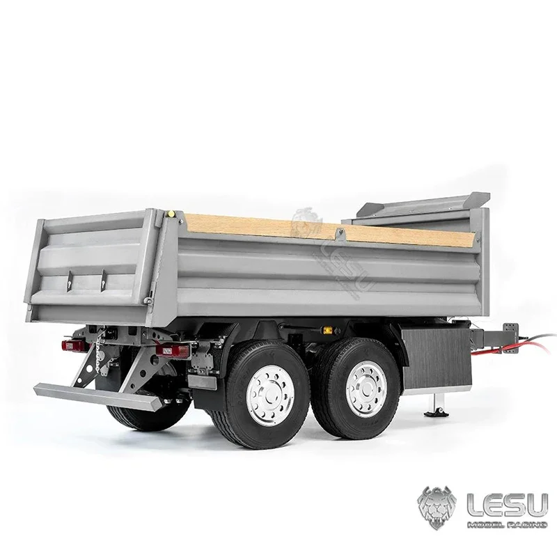 LESU 1/14 LS-A0051 Full-hung Dump truck Set the hydraulic oil cylinder lift CNC tail hook cars fight