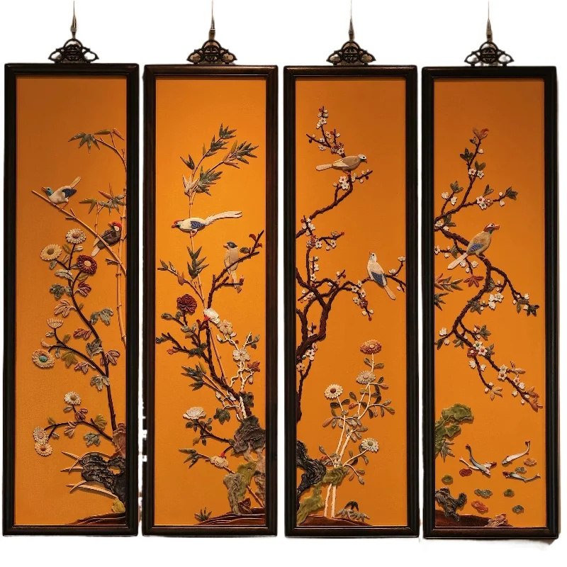 

Four screens, craft paintings, cultural games, collection and gifts