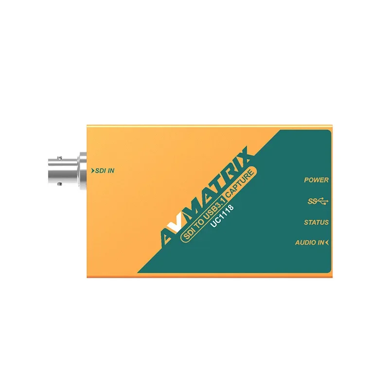 UC1118 UC1218 UC2018 UC1218-4K Карта захвата видеокоммутатора SDI HD-MI к USB3.1 Автоматическое обнаружение входного сигнала