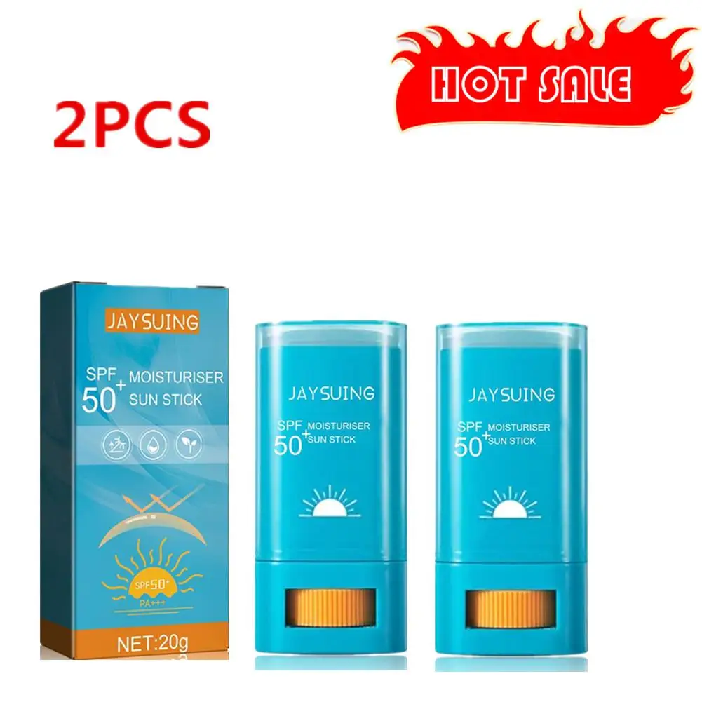 2X SPF 50 + Krim Tabir Surya UV, kosmetik pelindung terik matahari anti-oksidan ringan Korea untuk semua jenis kulit