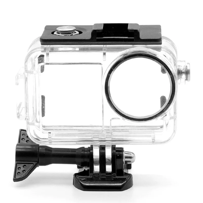 A93P 1 PCS Waterproof Case Diving 40M Depth Cold Shoe Opening Design Black For DJI Action 3 Action 4 Action Camera