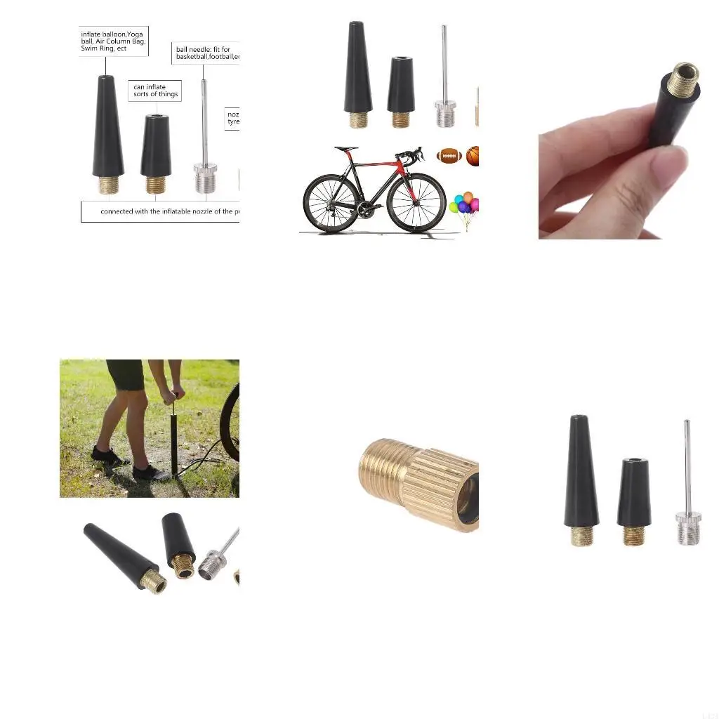 

L43A Ball Pumps Needle Balloon Nozzle Inflation set Inflator Adapters Air Pumps tool