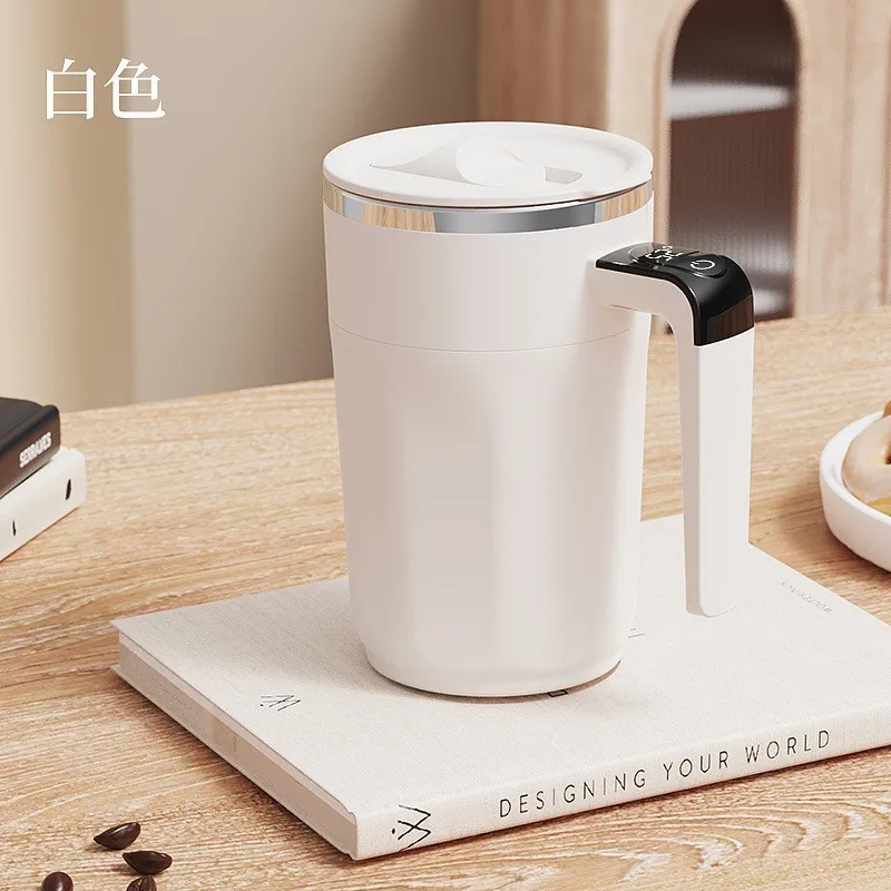 New Rechargeable 316 Stainless Steel Automatic Self Stirring Mug Smart Digital Display Portable Lazy Coffee Milk Cup For Travel