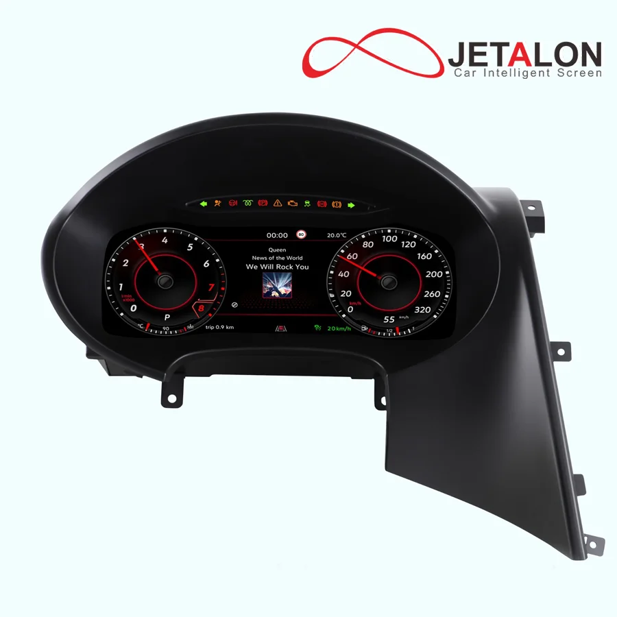 12.3'' Virtual Cockpit Digital LCD Instrument Cluster Speedometer Dashboard Screen For Volkswagen Seat 2009-2012 Plug and Play