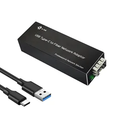 Type-C to SFP Gigabit Fiber Network Card 100/1000Base-X USB3.0 to Open SFP Ethernet Adaptor NIC Network Adapter