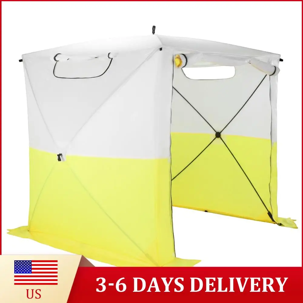 

Pop Up Work Tent Waterproof UV Resistant 70.86x70.86x78.74in with Carrying Bag for Construction Gardening Roadside Repairs