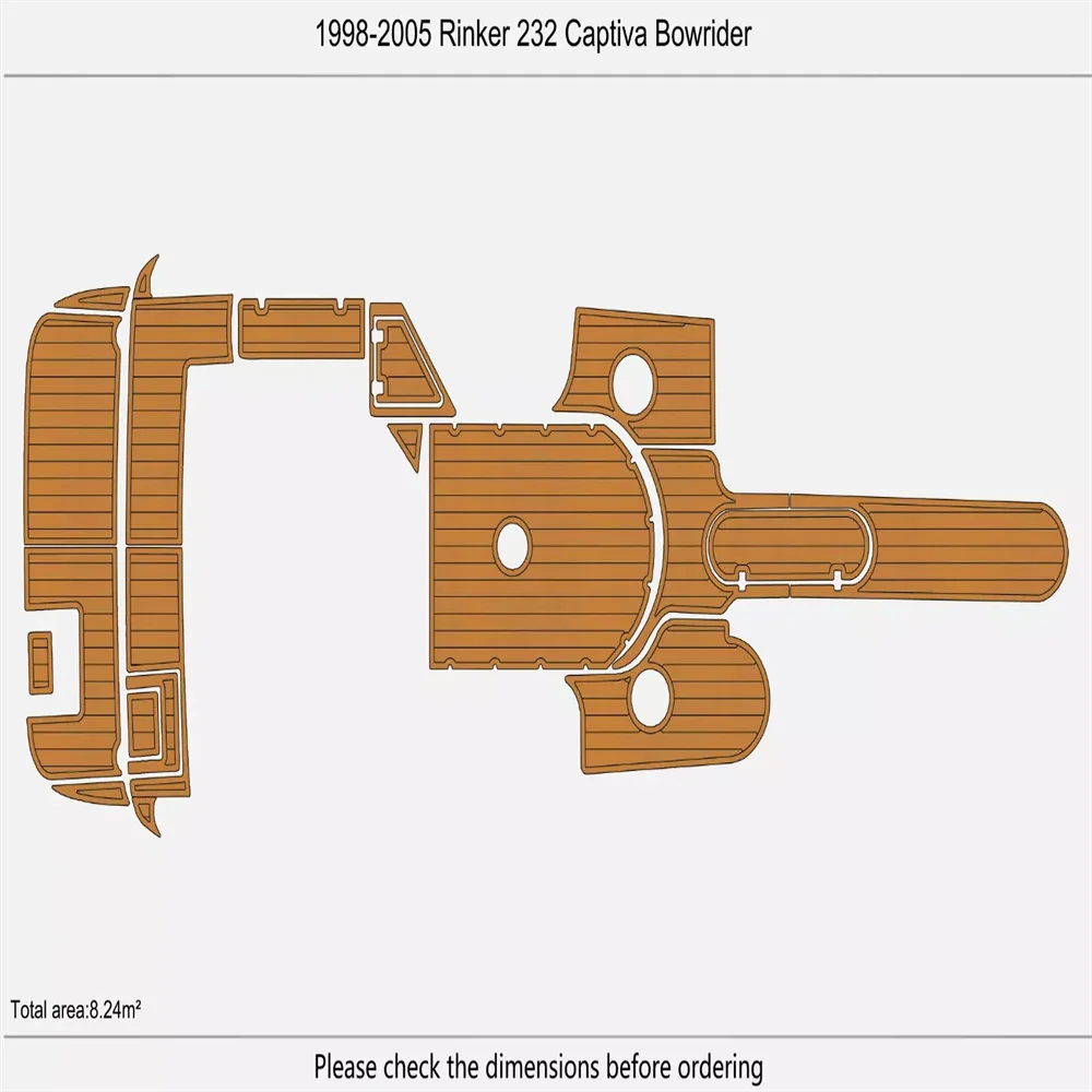 1998-2005 Rinker 232 C BR Cockpit Swim platform Bow 1/4