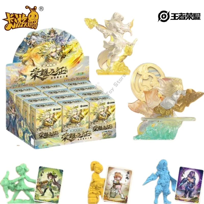 

KAYOU Genuine Honor of Kings Card Mini Rubber Doll Glory Certificate Serie Game Cartoon Periphery Children Toy Gift Original Box