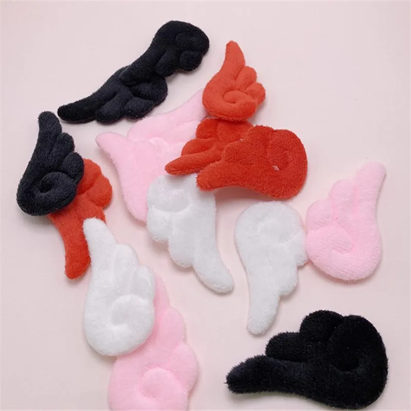 10pcs Plush Wings DIY Handwork Craft Supplies Wedding Birthday Party Decoration Hairpin Material Sewing on Clothing Accessories