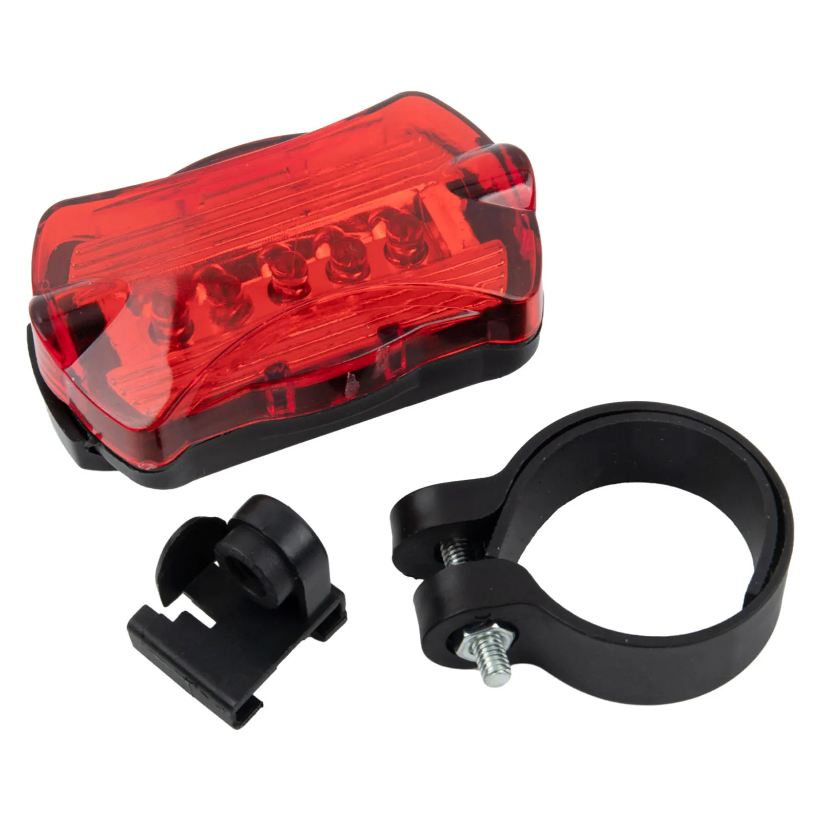 1pc Bicycle Tail Light Bike Front Rear Light 5 High-brightness A-level LED Lamp Beads MTB Road ​Bike Cycling Accessories