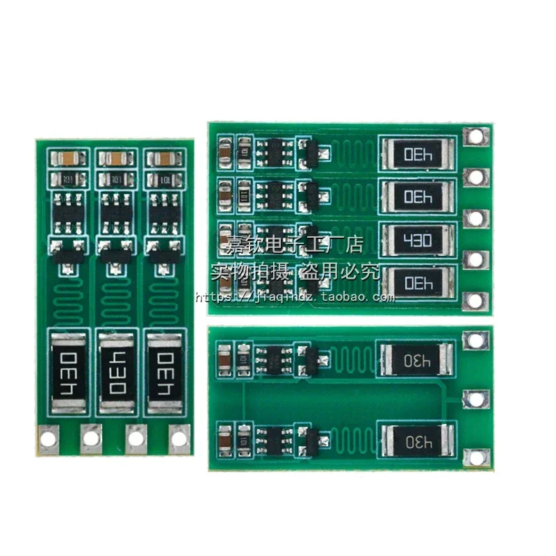 2S 3S 4S Balance Board 8.4V 12.6V 16.8V 18650 Polymer Li-ion Lithium Battery Balancer BMS 100mA Balanced Current