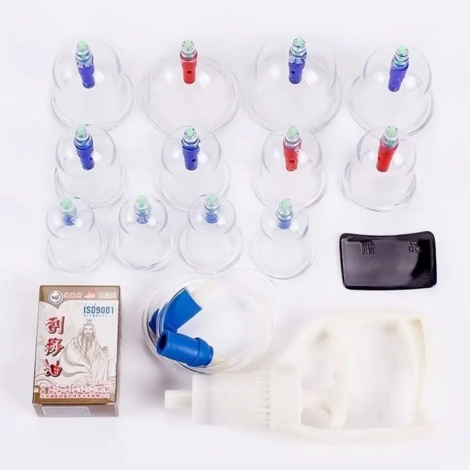 quality goods Medical research Suction type vacuum Cupping apparatus no oil free shipping